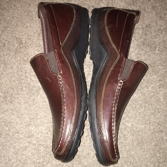 Cole Haan Brown Leather Tucker Venetian Driving Shoes - Picture 4 of 8